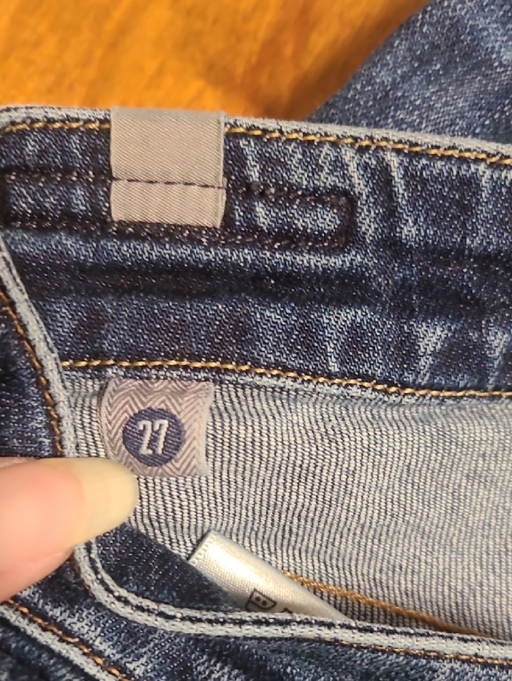 Citizens of Humanity Faded Dark Blue Skinny Jeans - Picture 6 of 9